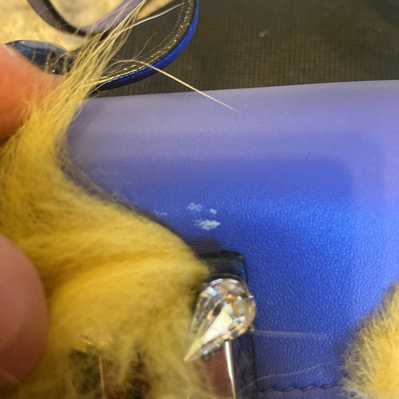 Fendi Purple Monster Eye Clutch/Crossbody - Picture 8 of 8